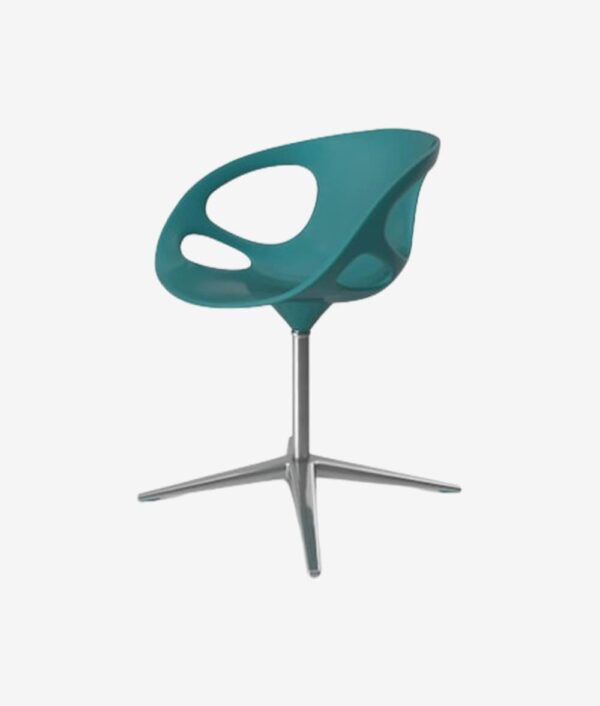 Green fabric chair