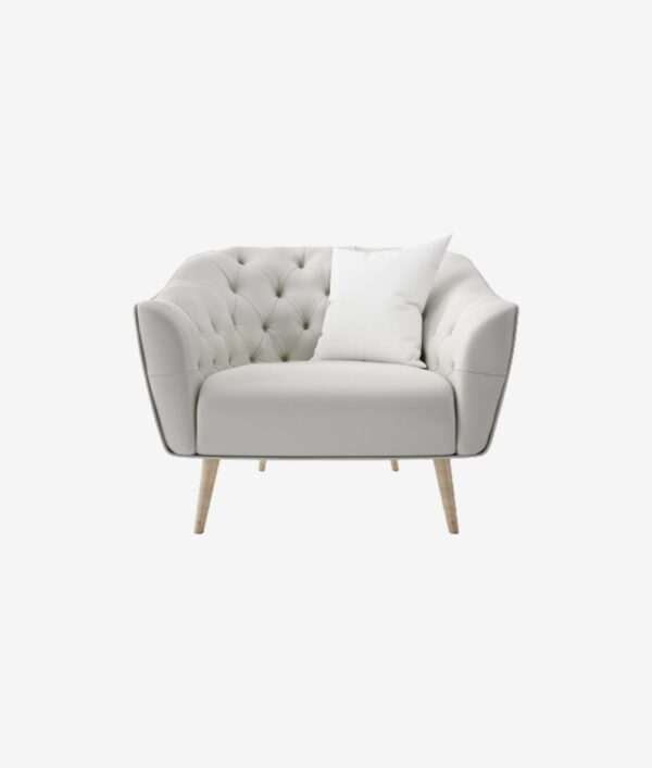 Green fabric chair